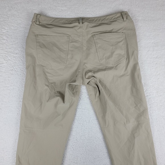 Lululemon ABC Pants Mens 38x32 Beige Slim Fit Performance Tech Golf LM5ADAS * - Picture 11 of 14